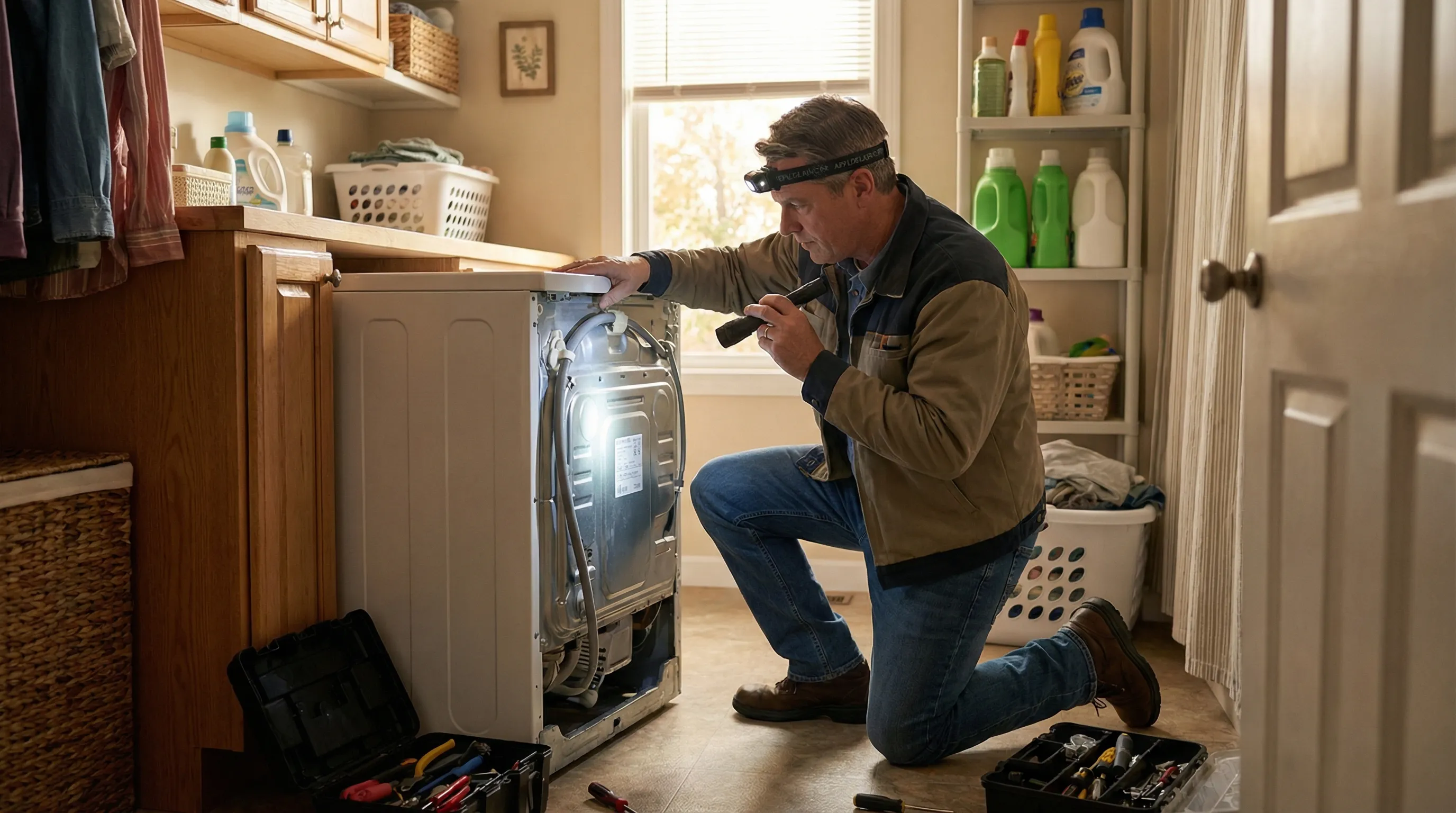 Appliance Repair field service professional at work