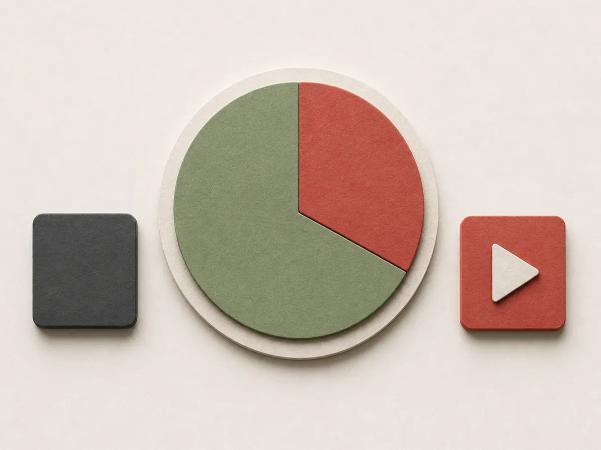 A day split between focused browsing and distracting video time.