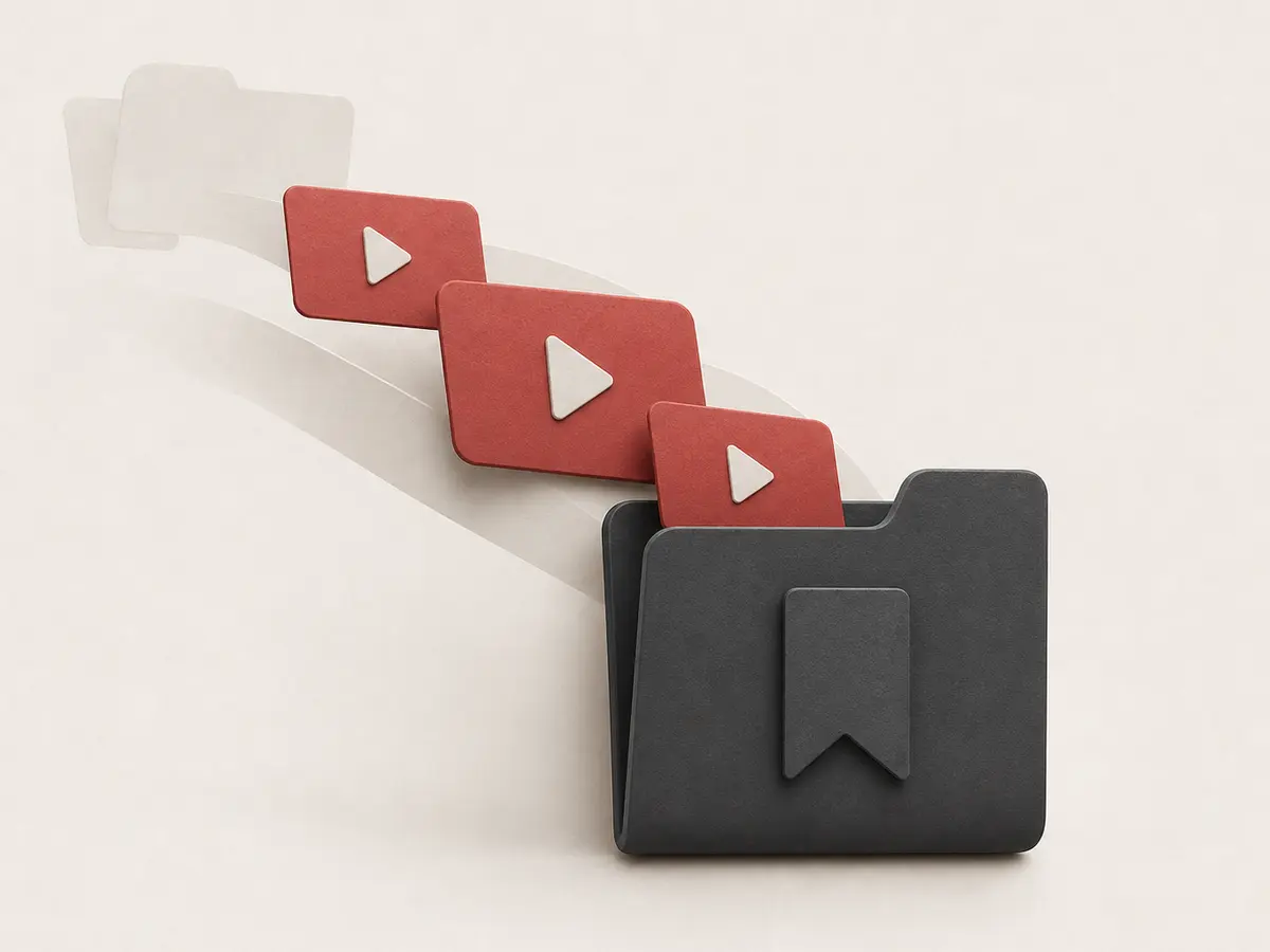 Open video tabs moving into a bookmark folder before the browser closes them.